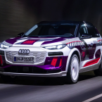 Xe điện Audi Q6 e-tron được tùy biến đèn hậu