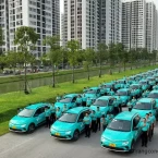 Taxi điện VinFast chính thức hoạt động tại TP.HCM