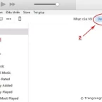 Hướng dẫn chép nhạc từ máy tính qua iPhone bằng iTunes