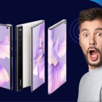 Rò rỉ ảnh điện thoại màn hình gập không đối xứng của Huawei thế hệ tiếp theo