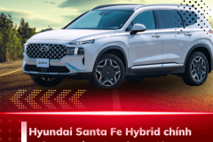 Ra mắt Hyundai Santa Fe Hybrid giá 1.45 tỷ đồng