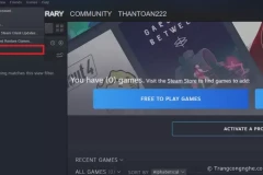 Hướng dẫn chuyển đổi giao diện Steam sang tiếng Việt