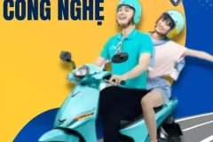 GSM ra mắt dịch vụ Xe ôm công nghệ và giao hàng bằng xe máy điện Vinfast