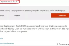 Tổng quan về Office Deployment Tool