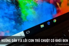 Khắc phục lỗi con trỏ chuột biến thành khối màu đen