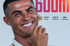 CR7 lập kỷ lục thế giới người có lượt theo dõi instagram cao nhất thế giới