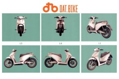 Dat Bike “đổi gió” với mẫu xe điện phong cách scooter Châu Âu tương tự Piaggio Liberty