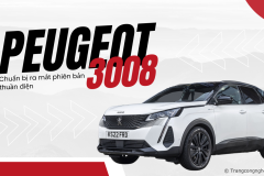 Peugeot 3008 phiên bản điện, khung gầm STLA Medium, màn hình cong 21 inch, vận hành tới 700 km