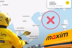 Ứng dụng gọi xe Maxim sử dụng bản đồ thiếu quần đảo Hoàng Sa, Trường Sa của Việt Nam