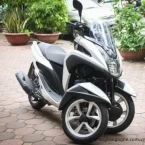 Chi tiết xe tay ga 3 bánh Yamaha Tricity 125 đầu tiên Hà Nội