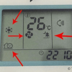Phân tích những ký hiệu bí ẩn trên remote điều hòa: Biểu tượng cây thông, ngôi nhà, vòi nước