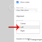 Cách căn chỉnh bảng tính trước khi in trên Google Sheets