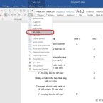 Cách ẩn và làm mờ bảng trong Word nhanh chóng