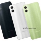 Tài liệu hướng dẫn xác nhận Galaxy A05 có 2 camera, Galaxy A05s có 3 camera và chip NFC