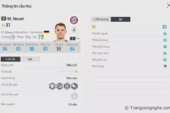 Top 5 thủ môn mạnh nhất FIFA Online 4 mùa 17