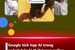 Google cập nhật thêm tính năng 'Mặc thử đồ trực tuyến' bằng AI