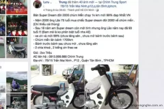 Honda Super Dream đời 2000 được treo giá hơn 200 triệu ở Sài Gòn