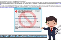 Tắt chức năng bảo mật của IE trong Windows Server