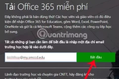 Cách đăng ký tải bộ Office 365 miễn phí cho sinh viên/giáo viên