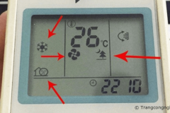 Phân tích những ký hiệu bí ẩn trên remote điều hòa: Biểu tượng cây thông, ngôi nhà, vòi nước