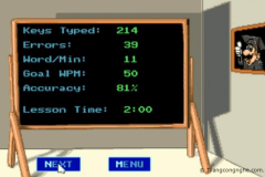 Luyện tập đánh máy với Mario Teaches Typing