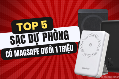 Top 5 sạc dự phòng Magsafe cho iPhone 15 dưới 1 triệu đồng