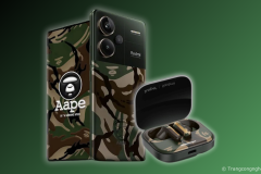 Redmi hợp tác AAPE giới thiệu Redmi Note 13 Pro Plus và Redmi Buds 5 hoạ tiết rằn ri cực ngầu