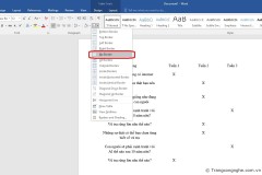 Cách ẩn và làm mờ bảng trong Word nhanh chóng