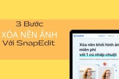 3 bước xóa nền ảnh online bằng công nghệ AI mới nhất của SnapEdit