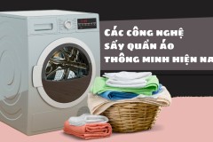 Tìm hiểu về các công nghệ sấy quần áo thông minh hiện nay
