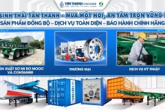Đầu tư đồng bộ Sơ mi rơ mooc và Container: Lợi thế "độc quyền" từ hệ sinh thái khép kín của Tân Thanh