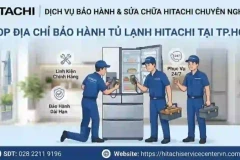 Top địa chỉ bảo hành tủ lạnh Hitachi tại TP.HCM uy tín, tận tâm, nhanh chóng