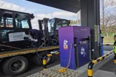 Trạm sạc hydro tại Ulsan cho phép nạp nhiên liệu cho xe tải và xe nâng