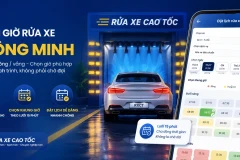 Chọn giờ rửa xe thông minh: Né cảnh đông, chủ động từng phút