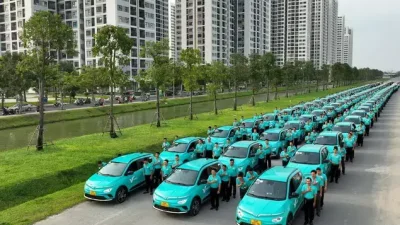 Taxi điện VinFast chính thức hoạt động tại TP.HCM
