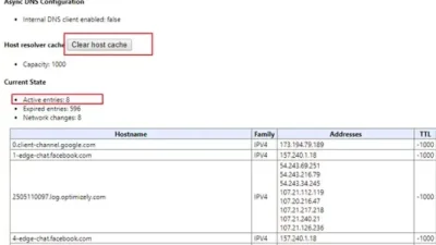 Cách xóa bộ đệm cache DNS trong Google Chrome