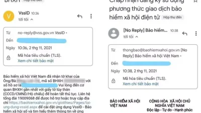 Cách thay đổi email trên VssID bằng Cổng dịch vụ công BHXH Việt Nam