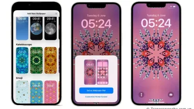 Tải ngay bộ hình nền mới trên iOS 17