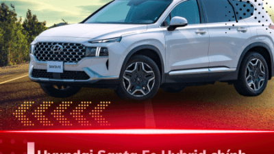 Ra mắt Hyundai Santa Fe Hybrid giá 1.45 tỷ đồng