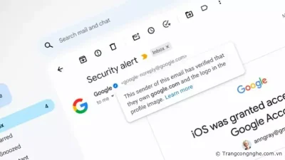 Hãy cẩn trọng với những email dù có dấu xác thực tick xanh của Google