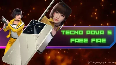 Tecno Pova 5 Free Fire bản giới hạn ra mắt game thủ