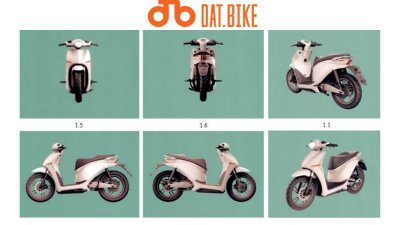 Dat Bike “đổi gió” với mẫu xe điện phong cách scooter Châu Âu tương tự Piaggio Liberty