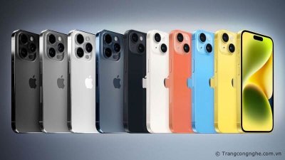 Danh sách màu sắc iPhone 15 series, bản Pro không có vàng và tím bởi chất liệu khung viền Titan