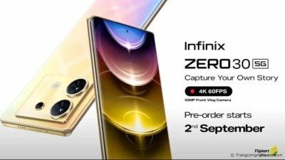 \"Quái vật RAM\" Infinix Zero 30 5G trang bị Dimensity 8020 SoC, 21 GB RAM, sạc nhanh 68W sắp ra mắt
