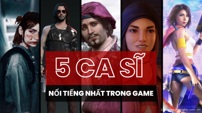 5 ca sĩ xuất hiện trong những tựa game đình đám: Cyberpunk 2077, The Witcher, Final Fantasy X-2