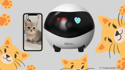 Trên tay Robot “bảo mẫu thú cưng” kiêm camera trông nhà Enabot EBO SE