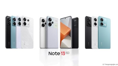 Redmi Note 13 series chính thức ra mắt, giá từ 4 triệu đồng