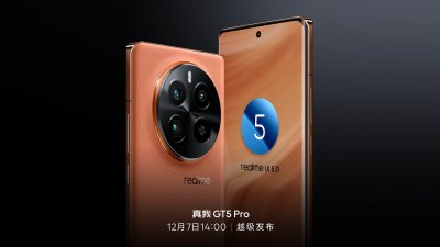 Realme GT5 Pro sẽ nhận ba bản nâng cấp Android, USB 3.2 và Realme UI 5 mới hỗ trợ AI