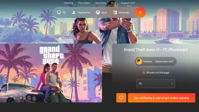 Đặt trước Grand Theft Auto VI bắt đầu từ ngày 25 tháng 6