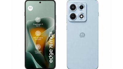 Rò rỉ hình ảnh và thông số chính của Motorola Edge 70 Max